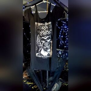 Killstar religion is poison relaxed tee size XS